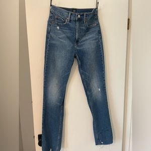 Gap Cigarette High Rise Jeans